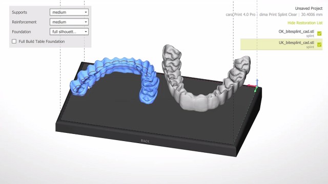 cara Print 4.0 – 3D printer for dental appliances