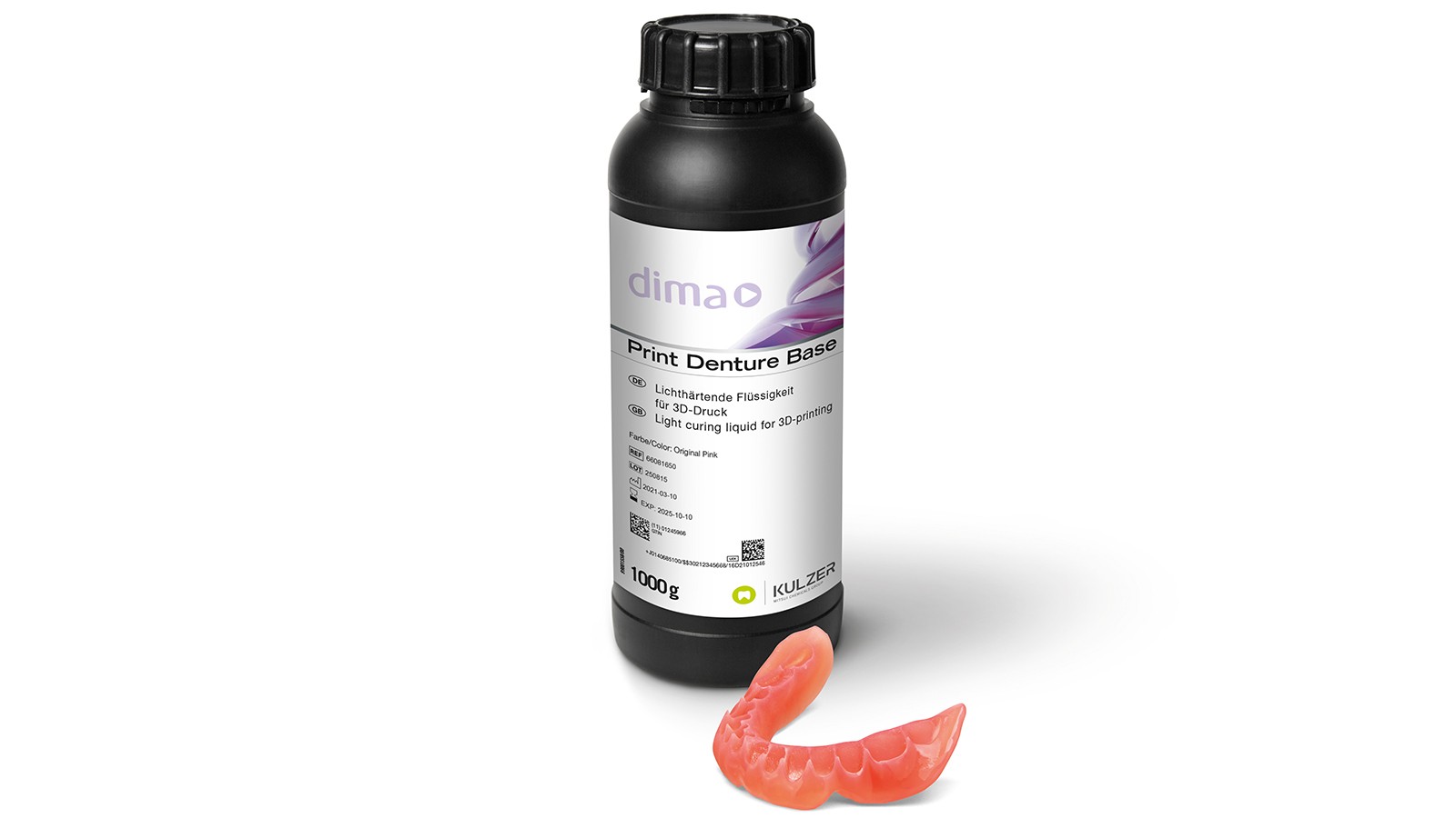 dima Print Digital Denture – Resin for 3D printed dentures